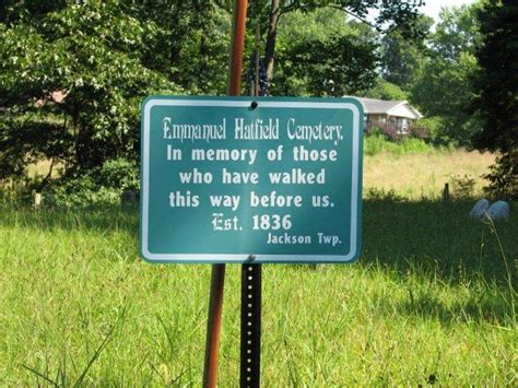 Emanuel Hatfield Cemetery In Owensburg Indiana Find A Grave Cemetery