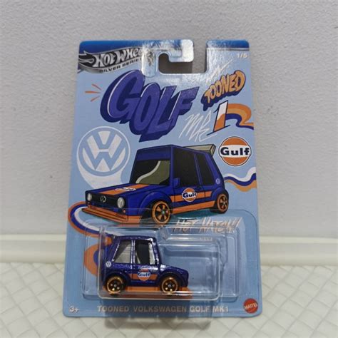 Jual Hot Wheels Tooned Volkswagen Golf Mk Silver Series Shopee Indonesia
