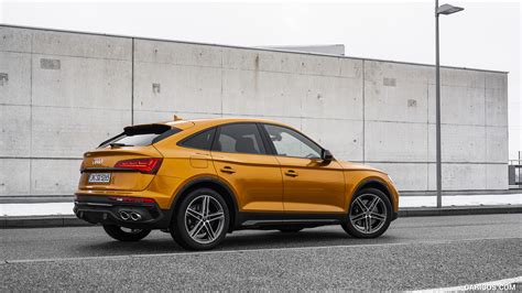 Audi Sq Sportback Tdi My Color Dragon Orange Rear Three Quarter