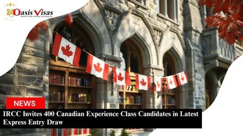 Ircc Invites 400 Canadian Experience Class Candidates In Latest Express