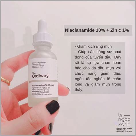 Serum The Ordinary Niacinamide 10 Zinc 1 30ml Le Ngoc Anh Cosmetic