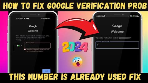 Fix This Phone Number Cannot Be Used For Verification Gmail