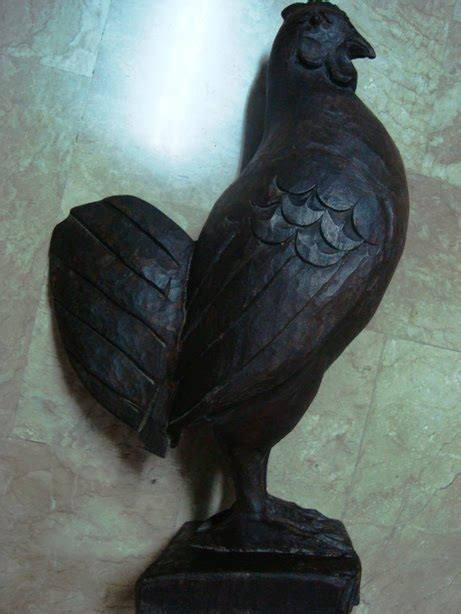 A Fly And A Flea 129 Rooster Takaan Paper Mache Mold