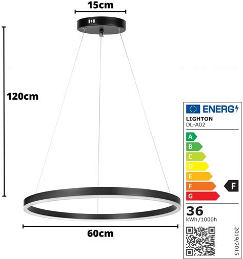 Nowoczesna Lampa Wisząca Led Koło Obręcz Ring 60cm Opinie i