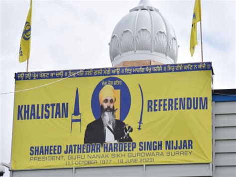 Khalistani In Canada S Jaishankar Wanter Poster Surrey Hardeep Singh