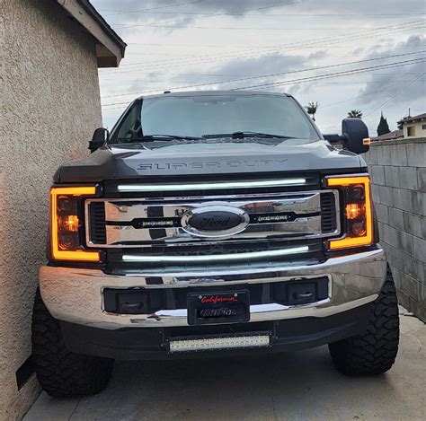 2017-2019 F250, F350, F450 & F550 Ghost LED Grill Lights | XL, XLT, KR ...