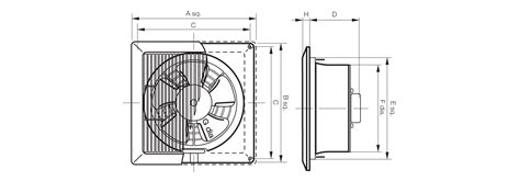 Km Lighting Product Kdk Ventilating Exhaust Fan Ceiling Mount