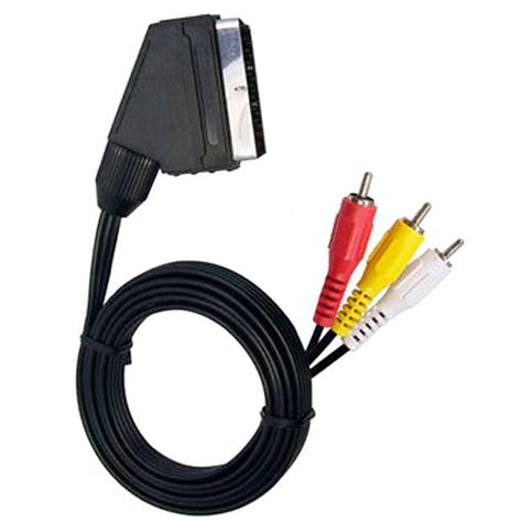 Cable Rca Con Video Compuesto A Euro Scart De Metros Spaincomponents