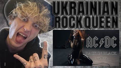 Ukrainian Rock Queen Ac Dc Back In Black Cover By Sershen