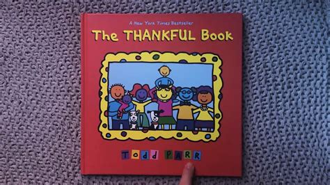 The Thankful Book” By Todd Parr Youtube