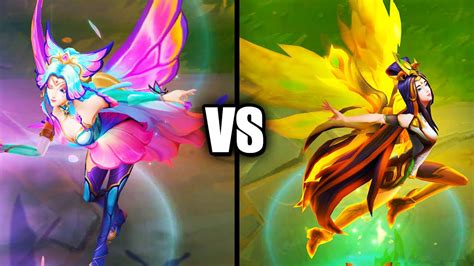 Faerie Court Seraphine Vs Graceful Phoenix Seraphine Skins Comparison