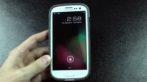 Cyanogenmod 10 On The Samsung Galaxy S3 Atandt Youtube