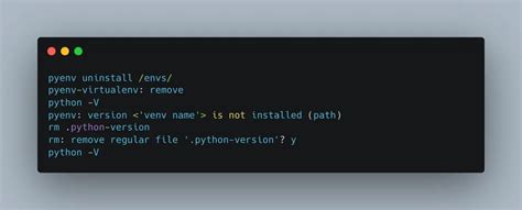 Ways Of Deleting Python Venv Python Clear