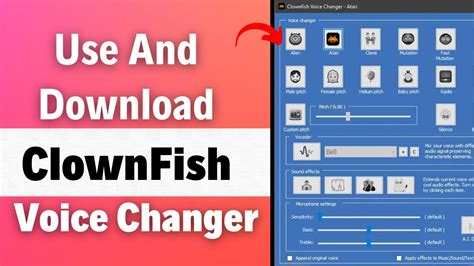 How To Use Clownfish Voice Changer Full Guide Download Clownfish