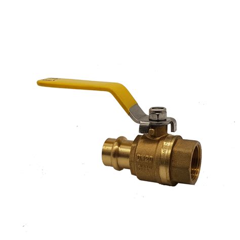 Press Ball Valve Gas 15mm FI X Socket Plumbers Choice