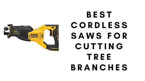 Best Cordless Saws For Cutting Tree Branches Webgardener Learn