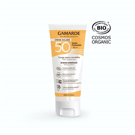 Crema Solar Facial SPF50 Gamarde