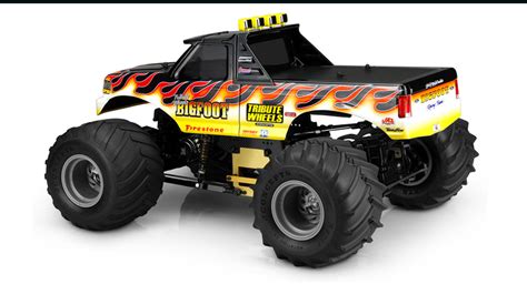 Jconcepts 1993 Ford F250 Tribute Wheels Bigfoot Monster Truck Body