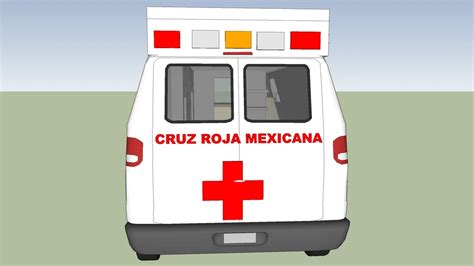 AMBULANCIA CRUZ ROJA MEXICANA DE LA CIUDAD DE MEXICO DISTRITO FEDERAL