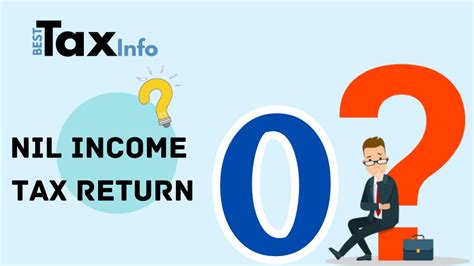 How To File NIL Income Tax Return BestTaxInfo