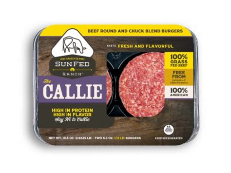 Sunfed Ranch The Callie 100 Grass Fed Ground Beef Round And Chuck Blend