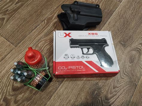 Wiatr Wka Pistolet Umarex Xbg Bb Mm Zestaw