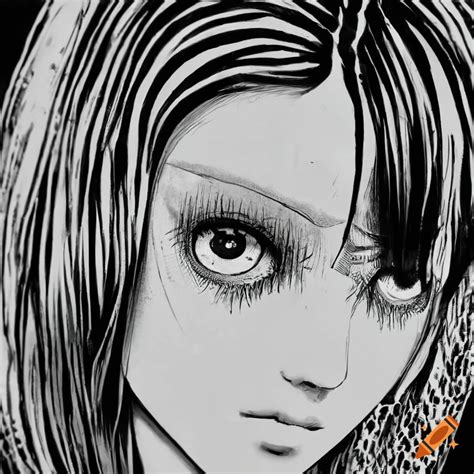 Detailed Black And White Manga Art In Junji Ito Style On Craiyon