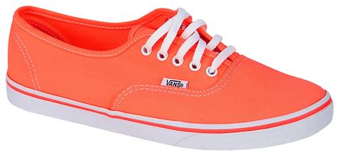 Vans Authentic Lo Pro Womens Shoe Neon Coral