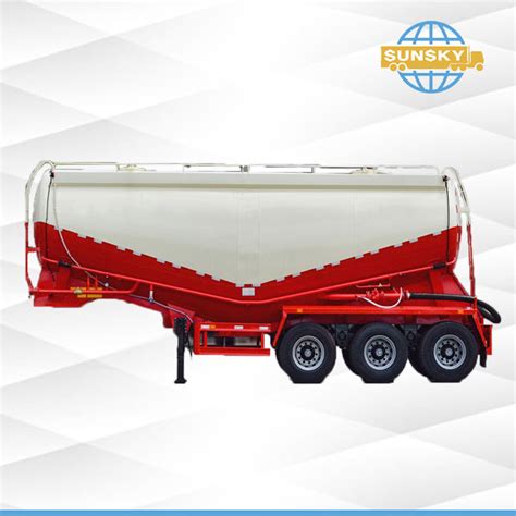 Axle Cbm Bulk Cement Tank Trailer