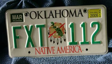 Oklahoma Native Amerika 2005 Pkw | Native American License Plates | Flickr