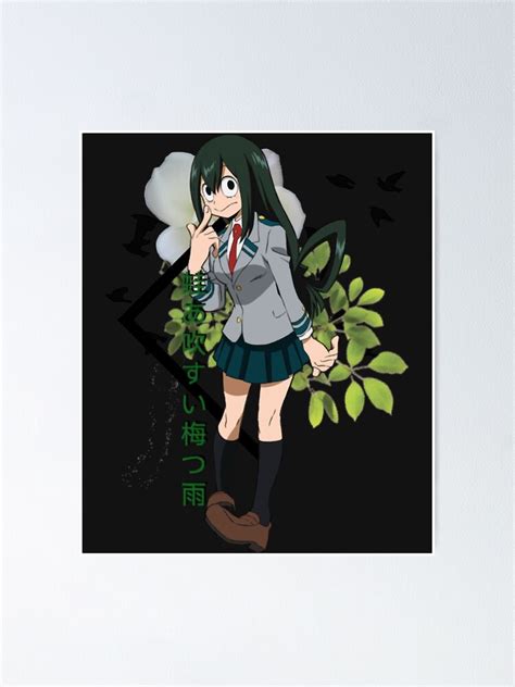 Tsuyu Asui Boku Sexy Hentai Anime No Hero Academia Aufkleber Poster