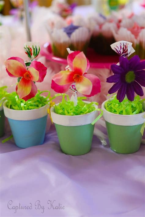 Fun Party Favor Mini Dollar Tree Flower Pots Easter Grass And Foam