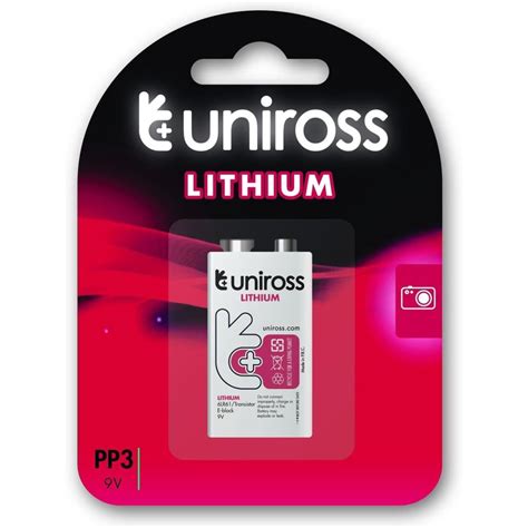 Uniross V Lithium Battery Pack Of Pp V Mkateb