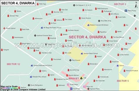 Sector 4 Dwarka Map