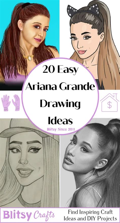 Ariana Grande Drawing Ideas How To Draw Ariana Grande