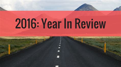 2016 Year In Review Mattkentzia