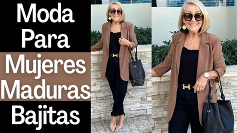 Moda Para Mujeres Maduras Bajitas De 50 60 Y 70 AÑos SeÑoras Modernas Youtube