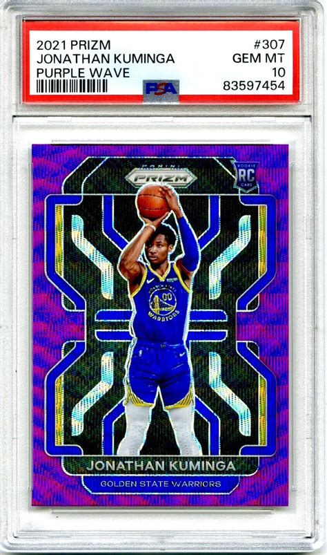 Jonathan Kuminga Prizm Purple Wave Psa Price Guide