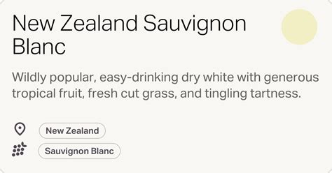 New Zealand Sauvignon Blanc : Wine Profile and Expert Food Pairings | Vi