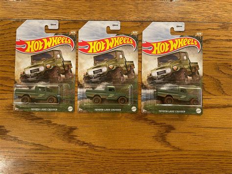 Lot Of Hot Wheels Toyota Land Cruiser Off Road Mud Runners New