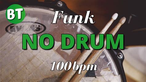 No Drum Groove Funk Drumless Backing Track Bpm Youtube