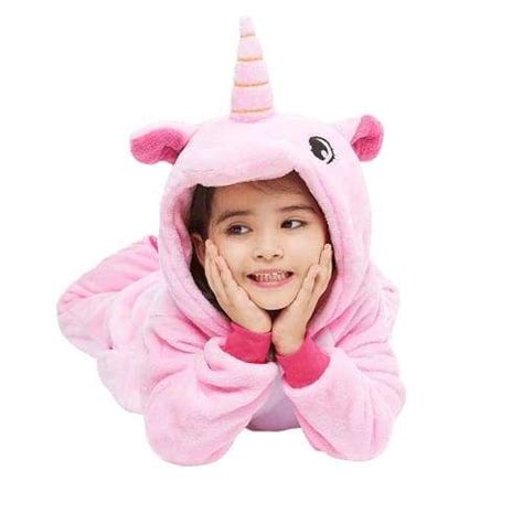 Unicorn Onesie Pinky Kids In 2021 Adorable Onesie Baby Wearing