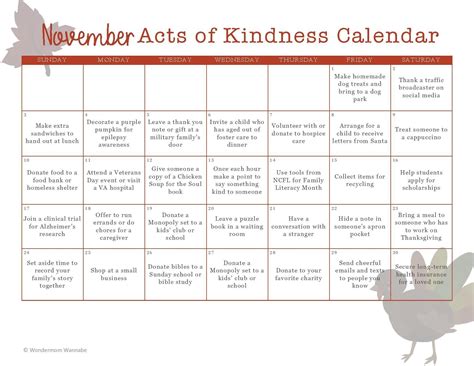 Random Acts Of Kindness 2023 Calendar: A Guide To Spreading Love And ...