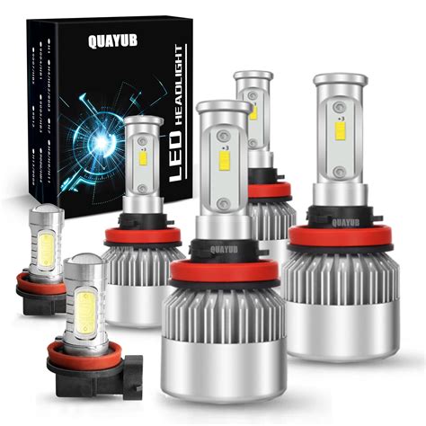 For Nissan Altima Combo Led Headlight High Low Beam Fog