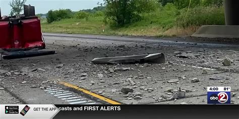 I 41 Overpass Hit By Dump Trucks Twice Is Closed Indefinitely