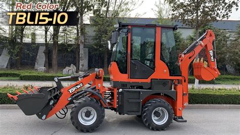 Chinese Compact New Design Backhoe Wheel Loader Tbl Mini Loader