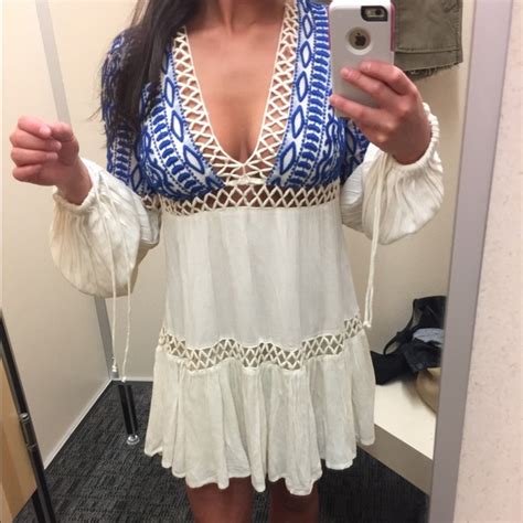 Free People Dresses Free People Macrame Mini Dress Poshmark