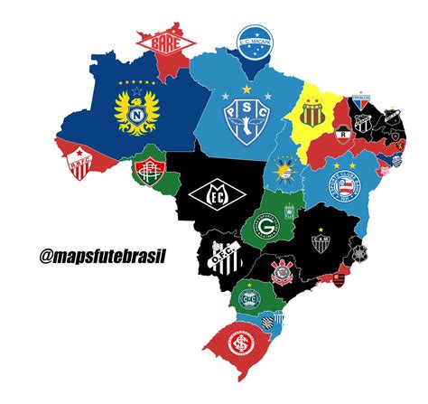 Mapas Do Futebol Brasileiro On Twitter Maiores Campe Es