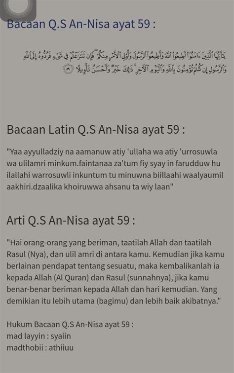 Detail Surat An Nisa Latin Koleksi Nomer 38