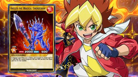 Yu Gi Oh Duel Links Yuga Summons Ansler The Magical Swordsman